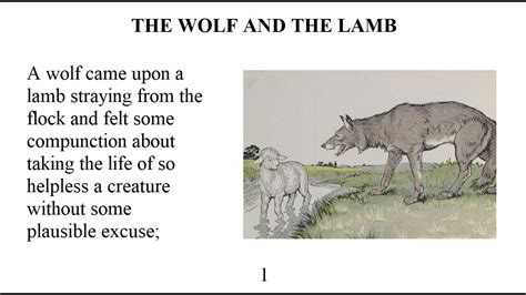 The Wolf And The Lamb Audiobook With Text Aesops Fables Learn
