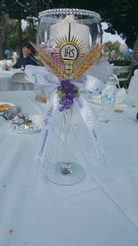 1st Communion Centerpiece Made By Me And My Sister Communion