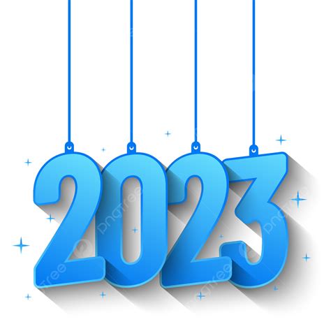 2023 Azul Png Azul 2023 Ano Imagem Png E Vetor Para Download Gratuito
