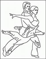 Dance Coloring Colouring Dans Adult sketch template