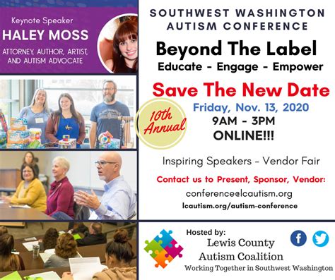 2020 Conference Save The Date Lewis County Autism Coalition