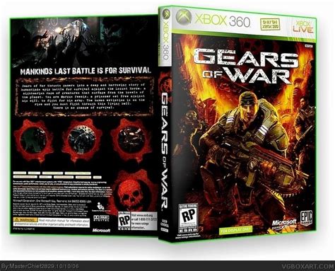 Gears Of War Xbox 360 Box Art Cover By Masterchief2829