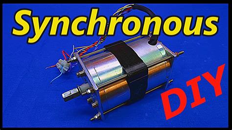 Make Permanent Magnet Synchronous Motor Generator Diy Circuit Youtube