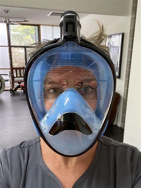 Full Face Snorkel Mask Gear Set Swim And Dive Ninja Shark Australia