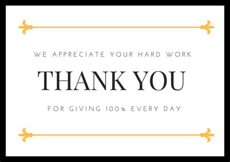 Employee Appreciation Thank You Note Employee Appreciation Quotes