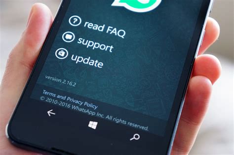 Whatsapp Picks Up An Update On Windows 10 Mobile Windows Central