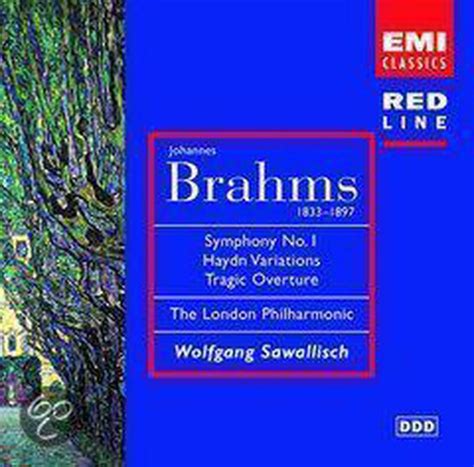 brahms symphony no 1 haydn variations tragic overture wolfgang sawallisch cd