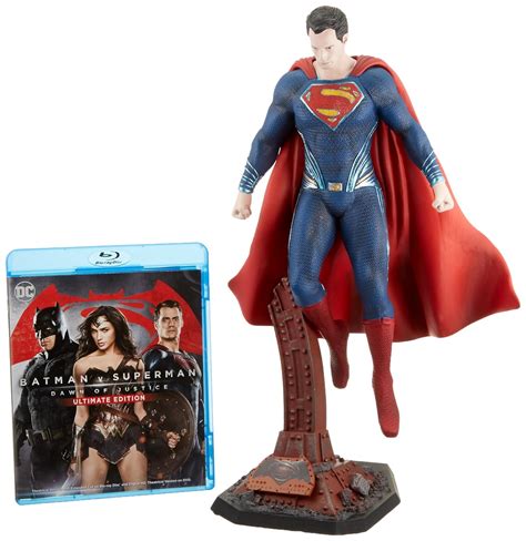 Batman V Superman Dawn Of Justice Superman Statue Ultimate Edition Blu Ray 3d