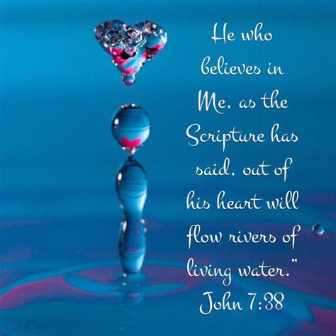 John 7 38 Rivers Of Living Water Scripture Bible New King James