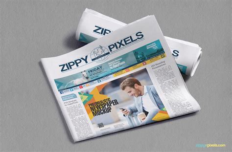 Newspaper Mockups | Free PSD Download | ZippyPixels