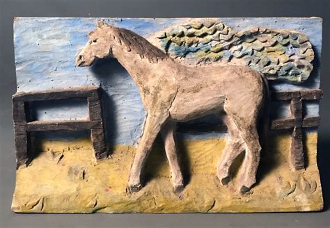 Folk Art Horses Denzil Grant