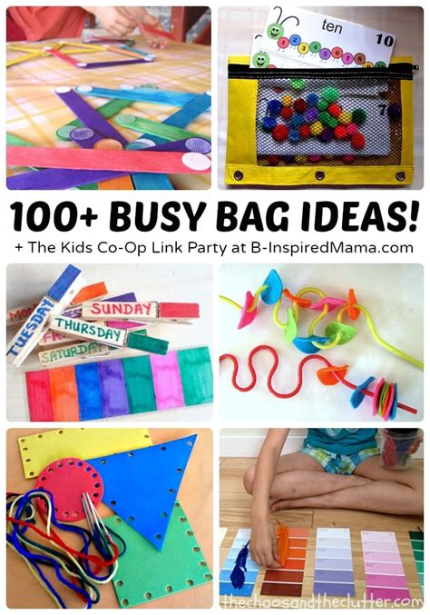 Over 100 Fun And Educational Busy Bags For Toddlers And Preschoolers