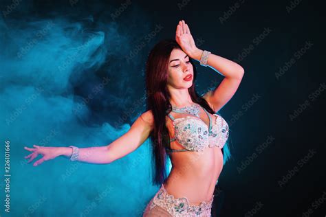 Woman In Exotic Costume Sexually Moves Semi Nude Body Sexy Traditional