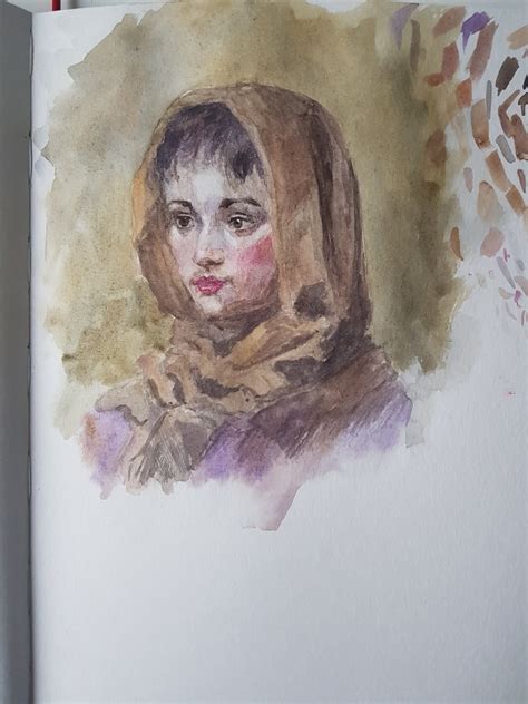 Color Study After Morgan Weistling Watercolor Journal