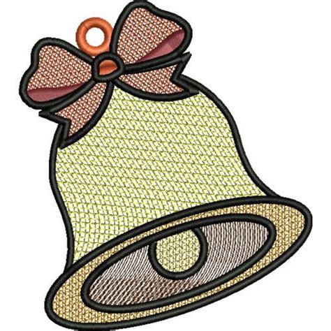 Fsl Christmas Bell 2 4 Sizes Products Swak Embroidery