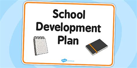 👉 School Development Plan Sign Teacher Made Twinkl