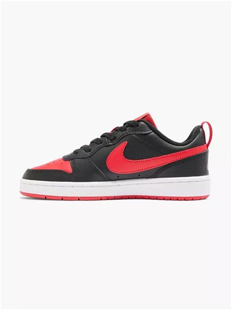 Nike Sneaker Court Borough 2 In Schwarz Rot Deichmann