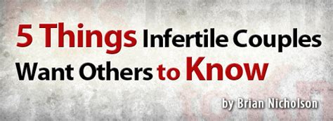 Biblical Counseling Coalition 5 Things Infertile Couples Want Others To Know