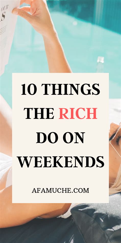 10 Exceptional Things Successful People Do On Weekends Self