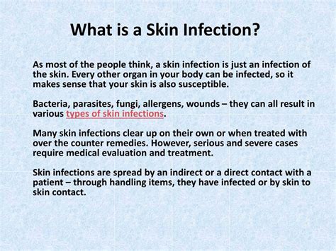 Ppt Skin Infection Causes Symptoms Treatment Prevention