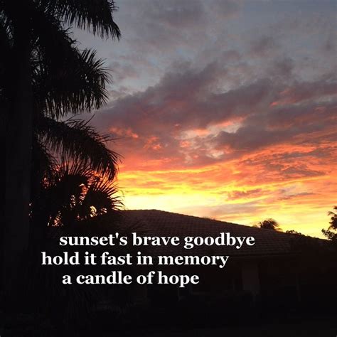 Sunset Hope, poem by Mike Wilson, photo by Mike Wilson in 2020 | Hope