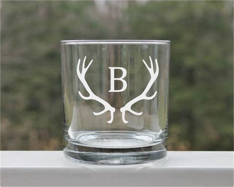 Bourbon Glasses Personalized Whiskey Personalized Monogram Etched Glassware Whiskey Ts