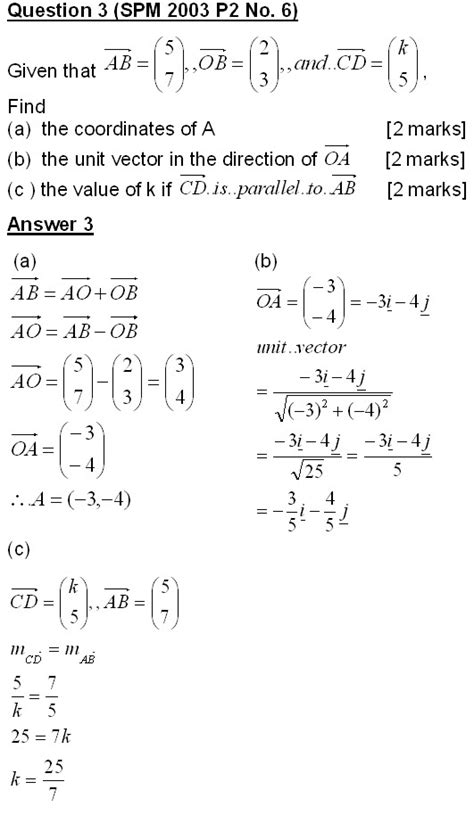 Modul pdpr matematik tambahan tingkatan 4. Nota Vektor Matematik Tambahan Tingkatan 5