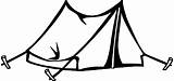 Tent Coloring Camping Tents Drawings 2506 24kb Wecoloringpage sketch template