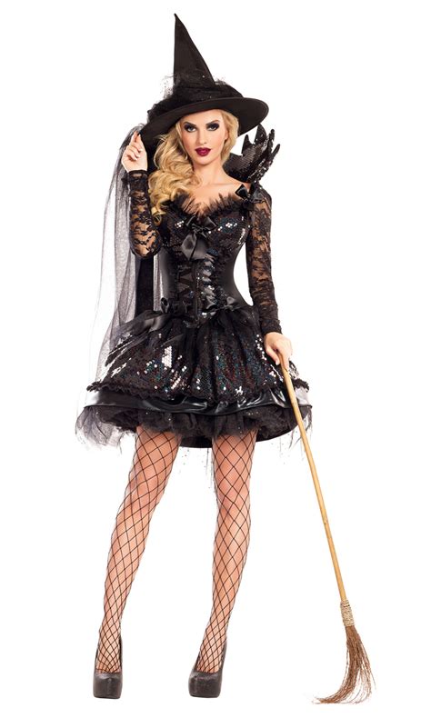 Midnight Black Witch Shaper Costume