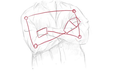 How To Draw Crossed Arms Figure With Arms Crossed