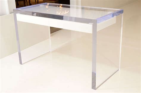 Studio 54 mirrored desk $ 2,295. Large Lucite Writing Desk with Drawers at 1stdibs