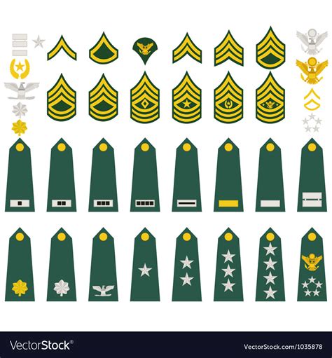 Insignia Of The Us Army Royalty Free Vector Image