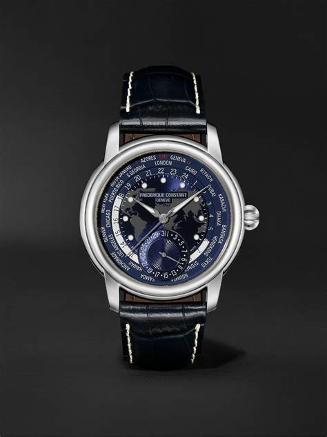 Frederique Constant Classic Worldtimer Automatic Gmt 42mm Stainless