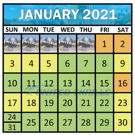 Are you planning a trip to orlando in 2021 or 2022 very simply our universal orlando crowd calendar will help you pick the slowest time of the you might also find that visiting during one of the slowest periods in september or early january will allow. Universal Orlando Crowd Calendar 2021 January / The Best Time To Visit Disneyland In 2021 And ...