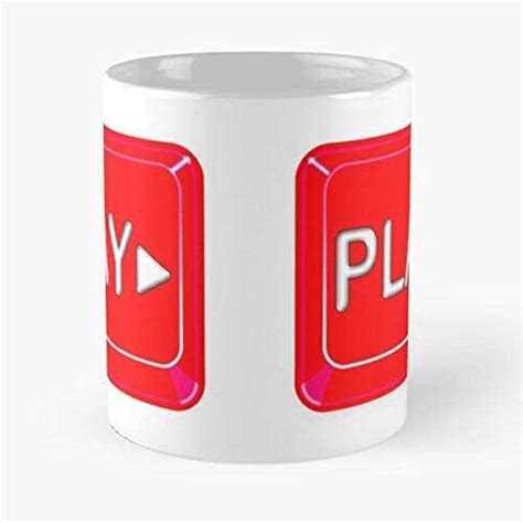 Play Button Sex Coffee Mugs Unique Ceramic Novelty Cup 11