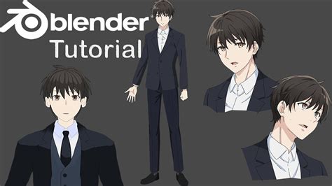 Blender Tutorial Modeling Character Anime Male Boy Creation