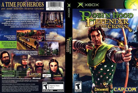 Xbox Realm Xbox 1 Classic 360 Robin Hood Defender Of The Crown