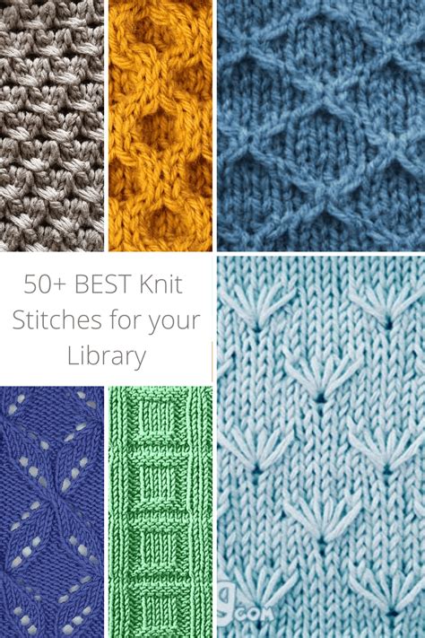 Master 50 Knitting Stitches Love Life Yarn
