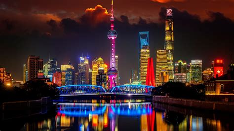 Shanghai China Oriental Pearl Tower Free Wallpaper Download Download