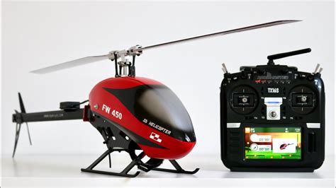 Flywing Fw450 V2 Rc Helicopter H1 Gps Fc Youtube
