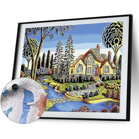 Diy Paint By Number Kits Cottage Pw649 Personalized T Promisein