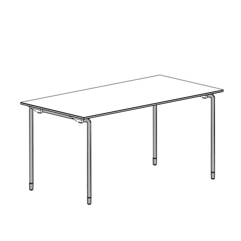 Furniture Sketch Of The Table Plico Designed By Komplot Design For Howe