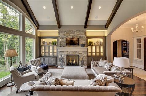 25 Beautiful Living Rooms With Fireplaces Photo Gallery Home Awakening