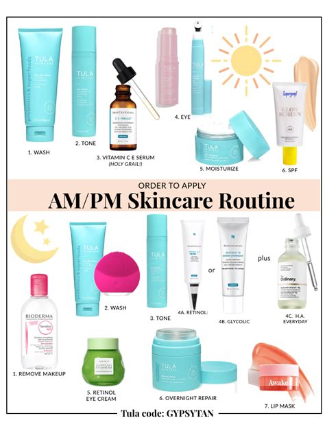 Skin Care Routine Order To Apply Skin Care Products Morning