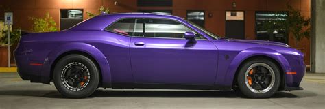 Purple Dodge Challenger Hellcat Redeye Forgestar D5 Forgestar