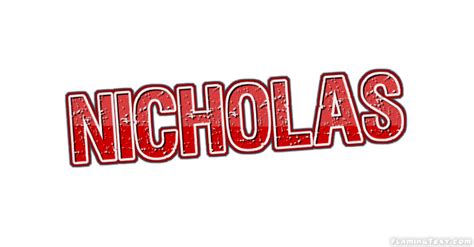 Nicholas Logo Free Name Design Tool From Flaming Text