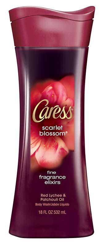 Caress Scarlet Blossom Fine Fragrance Elixirs Body Wash Shop Bath