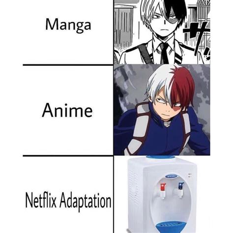 Seriously, i have been waiting too long. Manga Anime Netflix Adaptation Meme Bnha