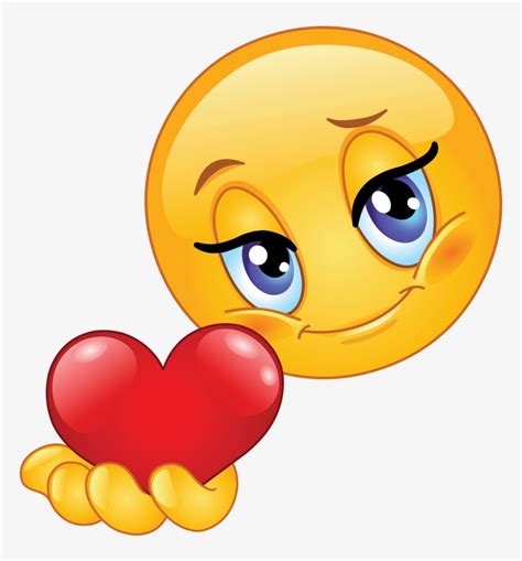 Love Emoji Images Emoticon  Transparent Png 843x843 Free