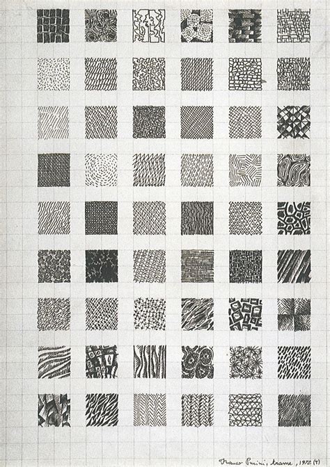 Franco Purini 1972 Texture Drawing Architecture Drawing